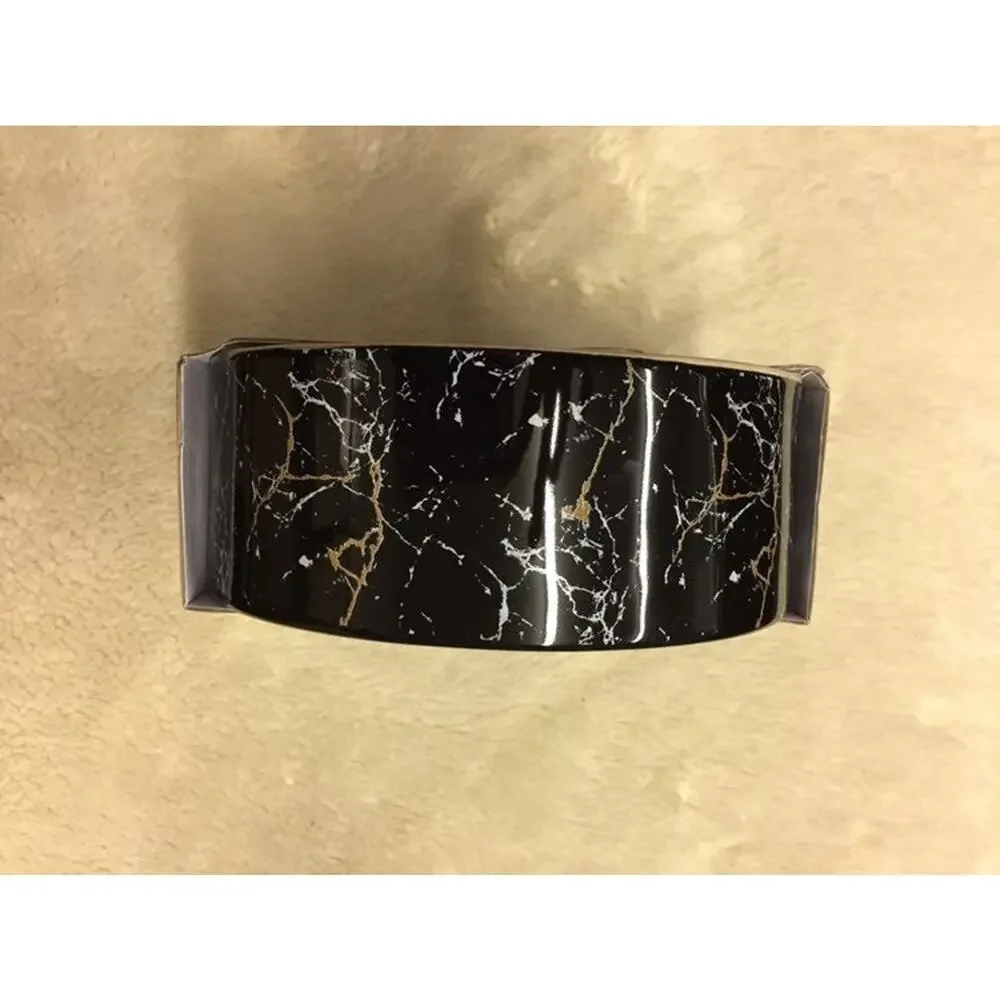 Lacourte Pet Marble pet Bowl-Black